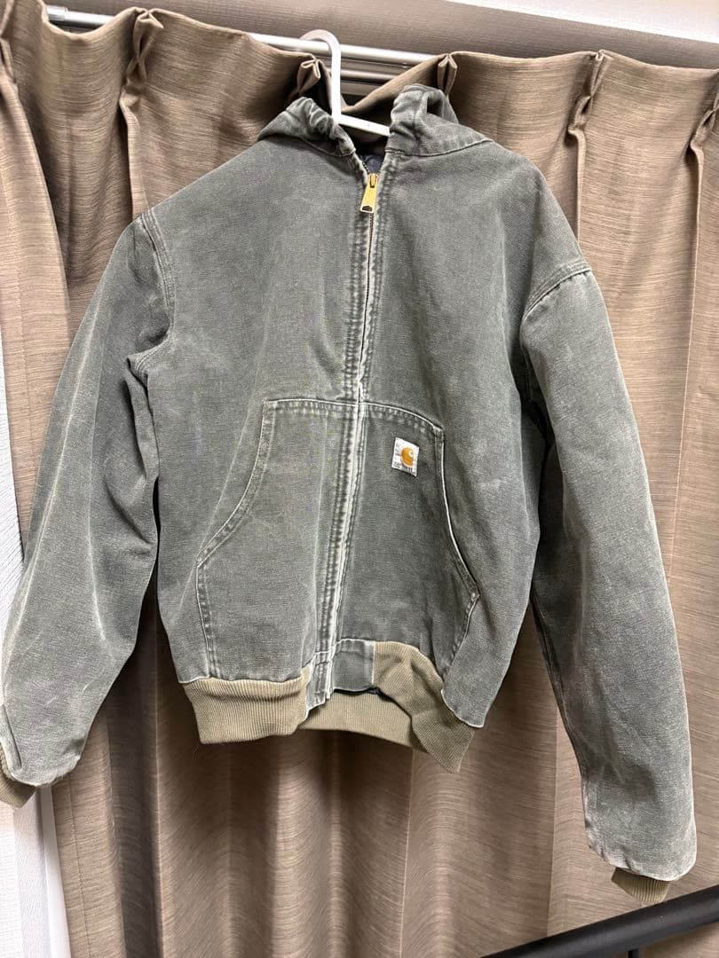 Carhartt グレー フード付きパーカー
