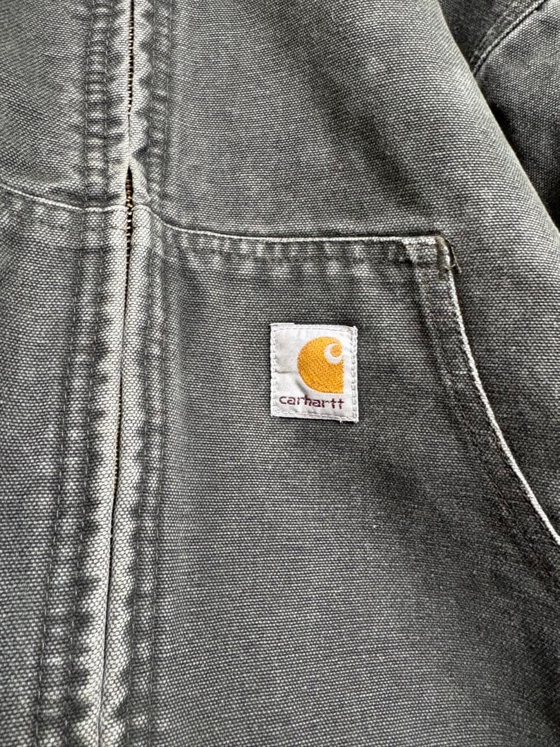 Carhartt グレー フード付きパーカー