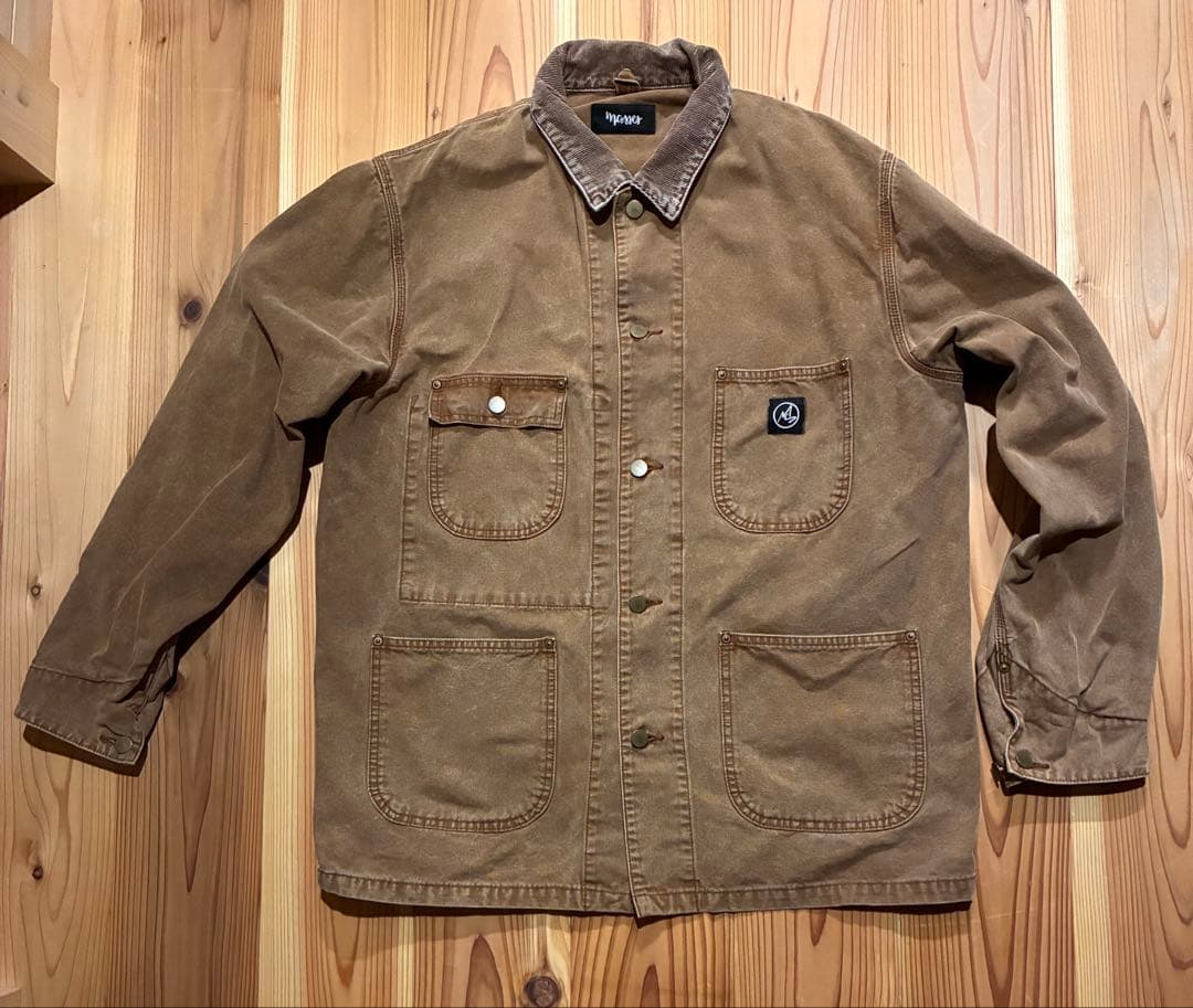 Masses 　カバーオール　ダック生地ブラウン　 長瀬　ヴィンテージ　古着