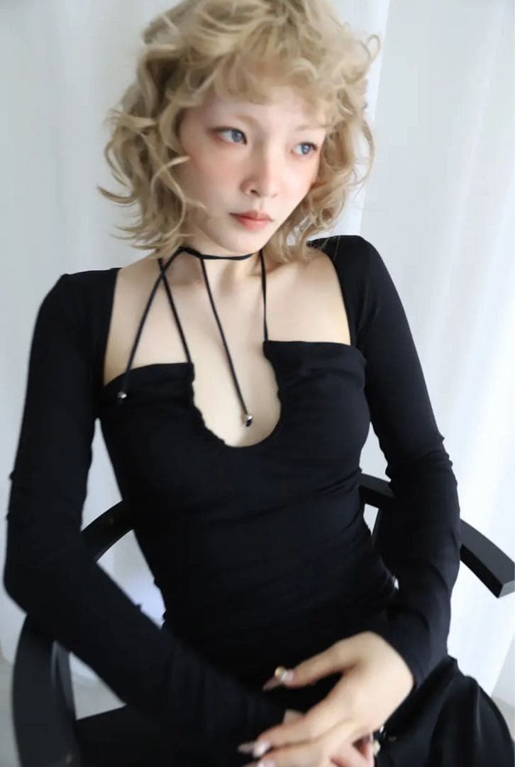 GEMINItale ホルダーネックトップス(パッド付)