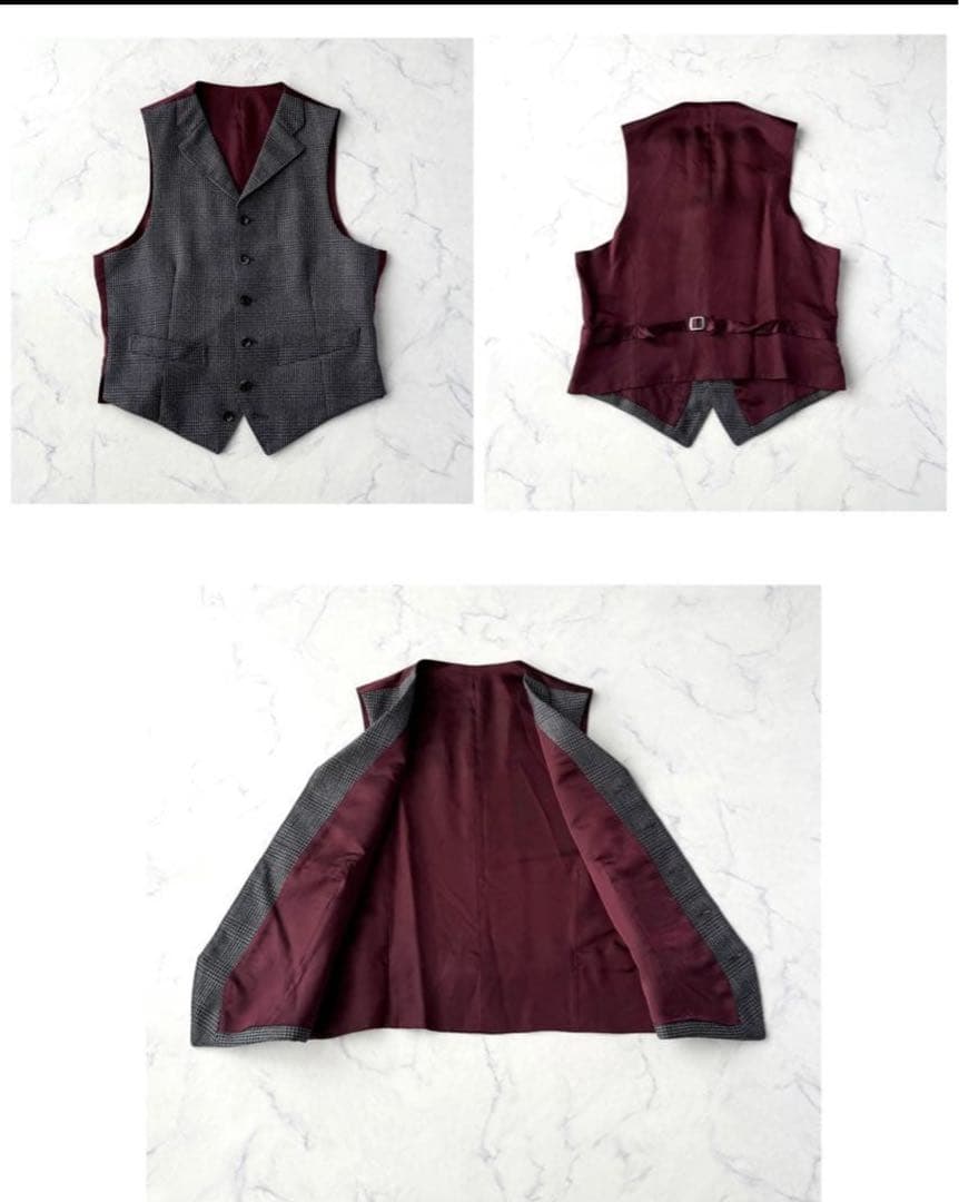 C653 ドーメル 麻布テーラー 3ピース スリーピース スーツ