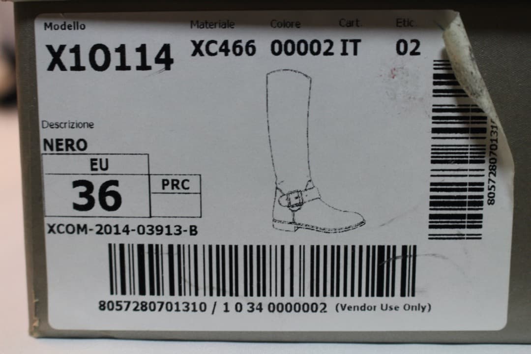16万円新品GIORGIO ARMANIジョルジオアルマーニ ロングブーツ36黒