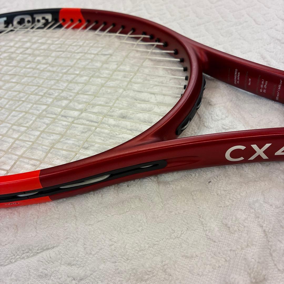 【メーカー】DUNLOP 【ラケット名】CX 400Tour 赤/黒