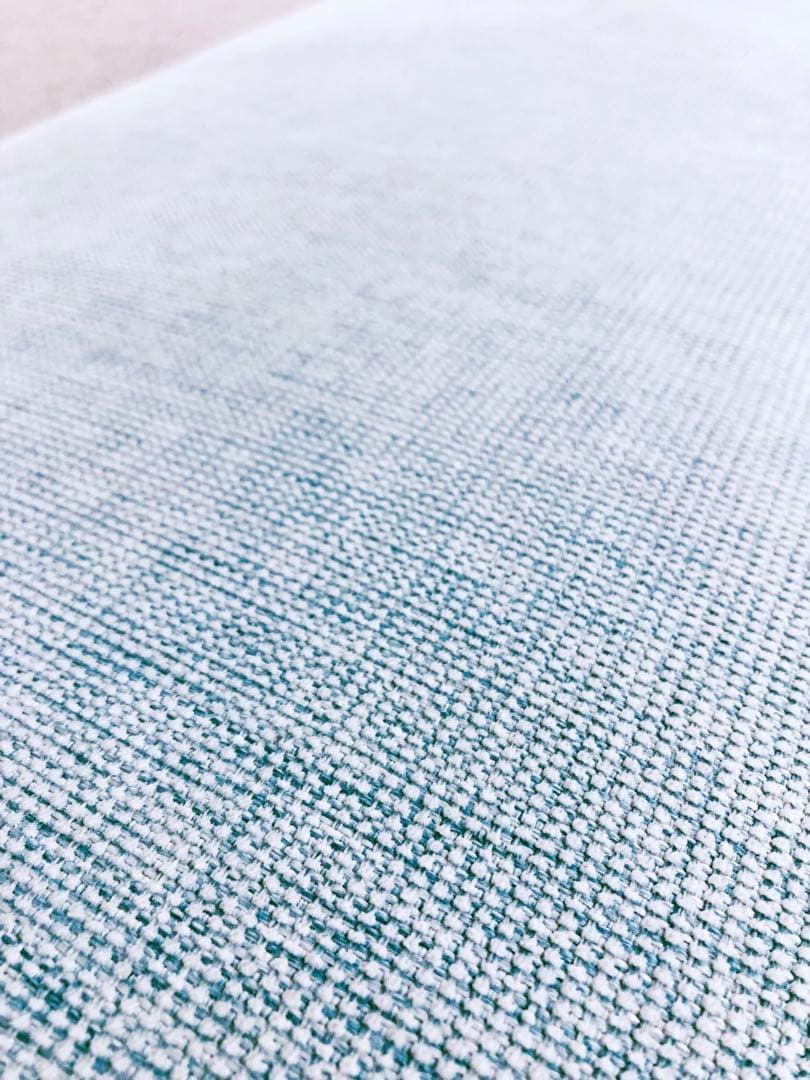 2人掛けソファベンチ スモークブルー オットマン