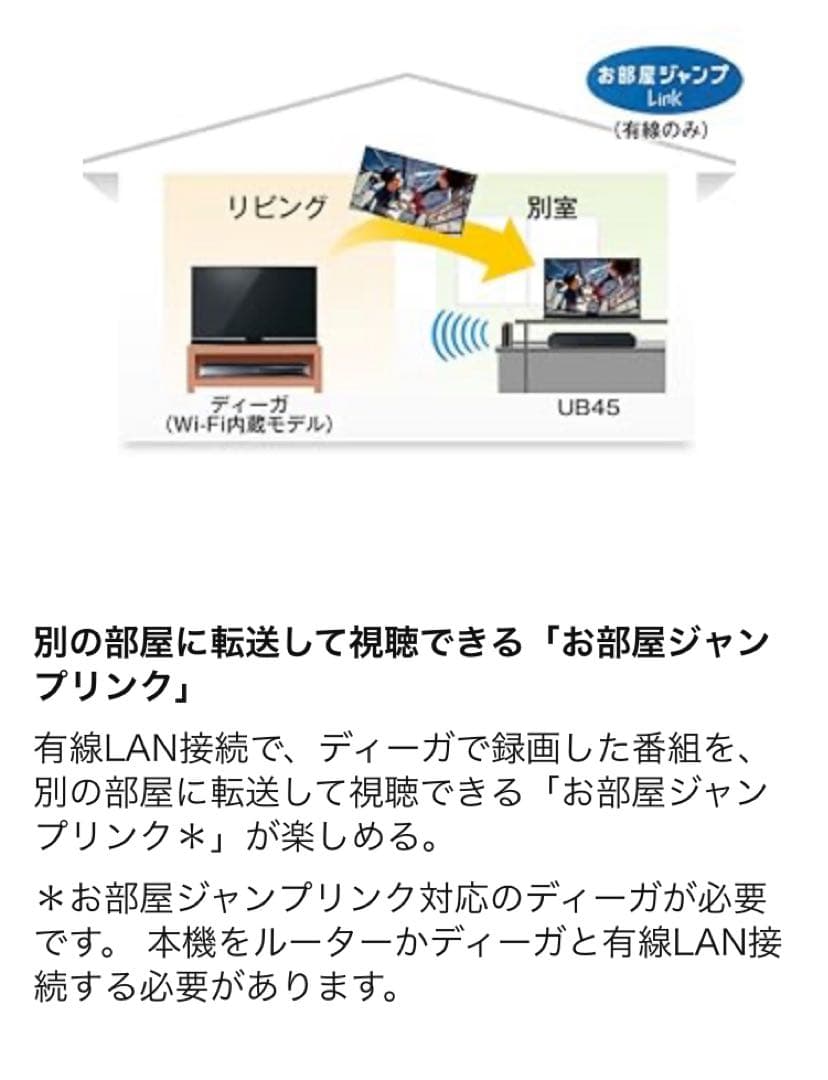 新品未開封 Panasonic ブルーレイプレーヤー DP-UB45-K