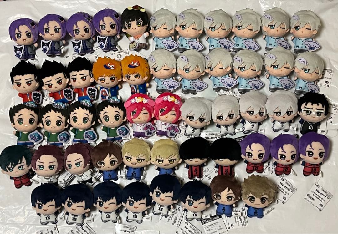 ブルーロック　ちびぐるみ ぬいぐるみ　52点　まとめ売り