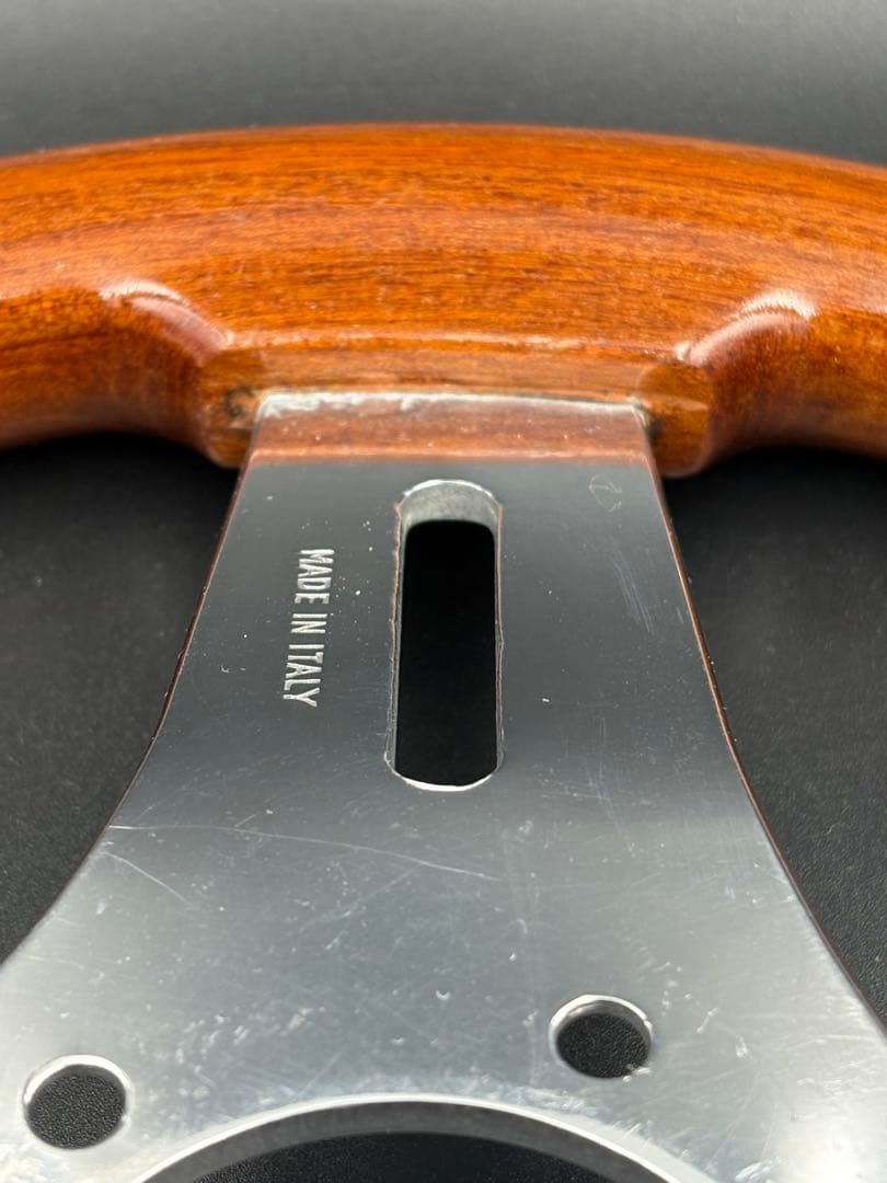 C026 OBA オバ　木製ステアリング　ハンドル　レア　ヴィンテージ 30cm