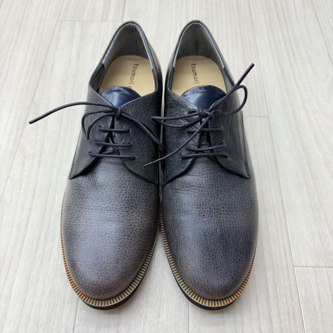 ■ 極美品 ツモリチサト ウォーク レースアップシューズ レザーシューズ 24