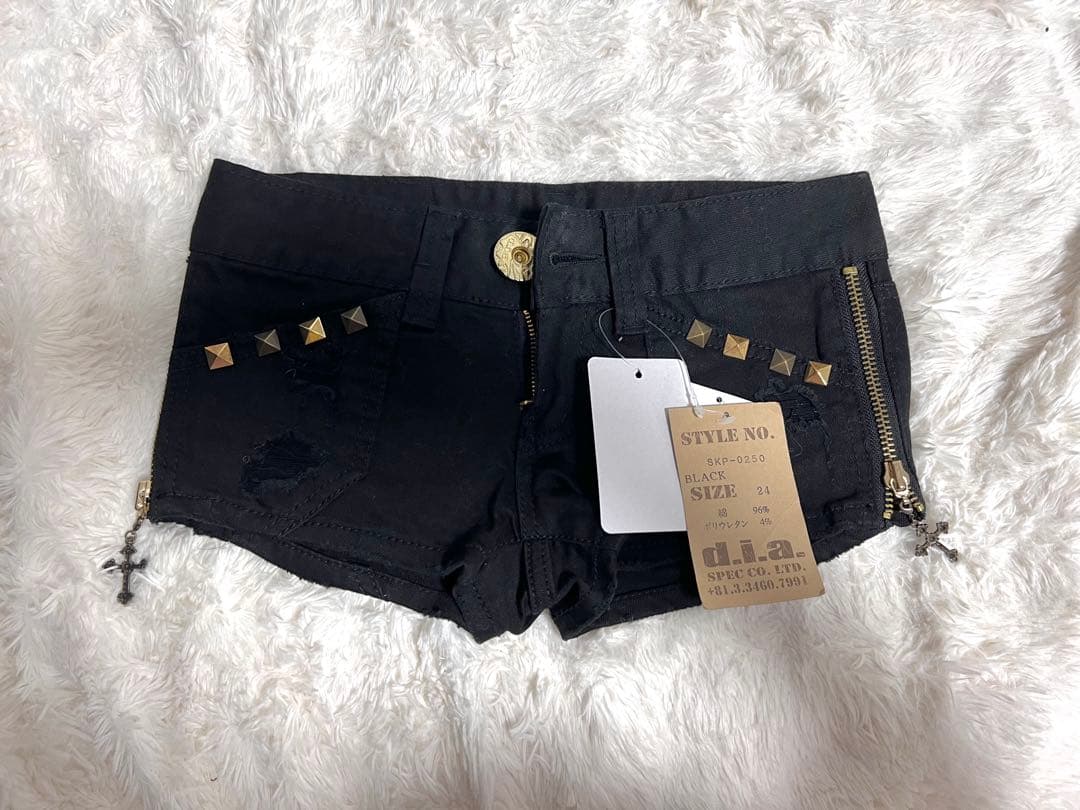【タグ付き】d.i.a ブラックショートパンツ 24 平成ギャル 姉ギャル