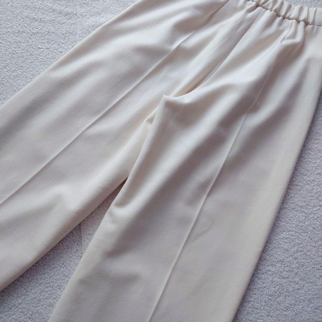 タグ付 deres immatereal リラックスタックソフトウールパンツ