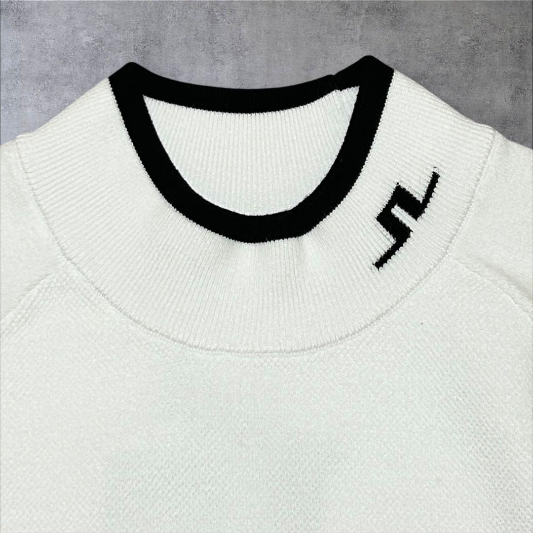 新品 J.LINDEBERG S~Mサイズ カラーブロックニットセーター