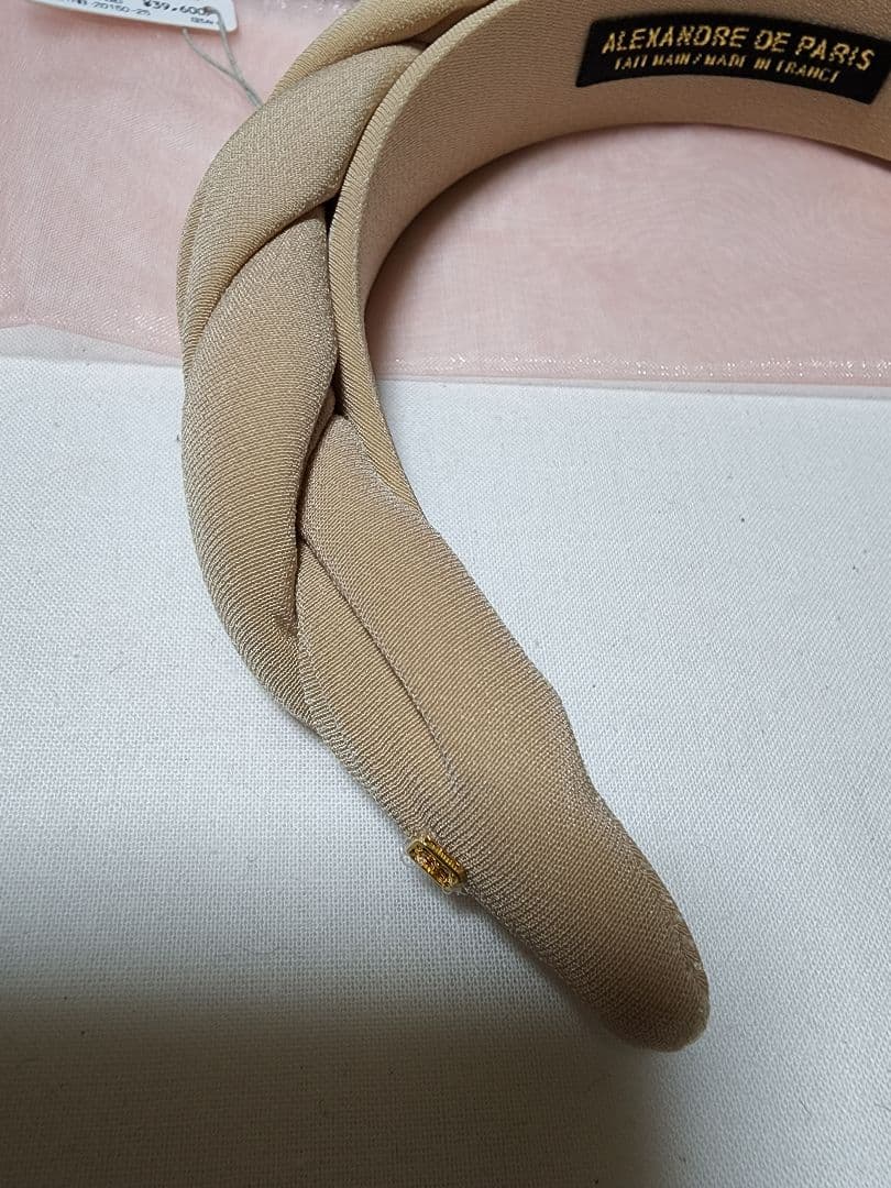 ALEXANDRE DE PARISカチューシャ TIMLESS SATIN