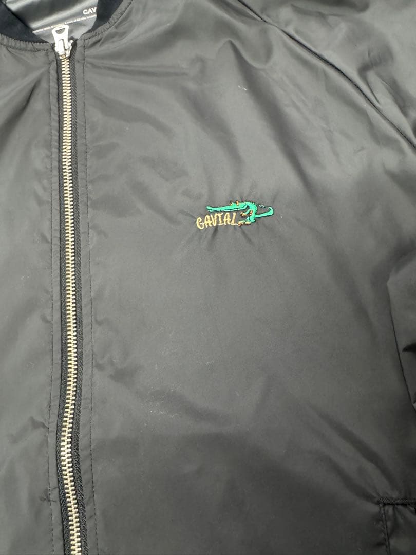 GAVIAL ブラック ナイロンジャケット