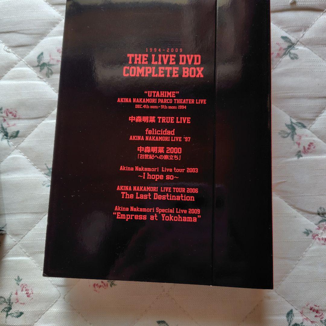 中森明菜 THE LIVE DVD COMPLETE BOX