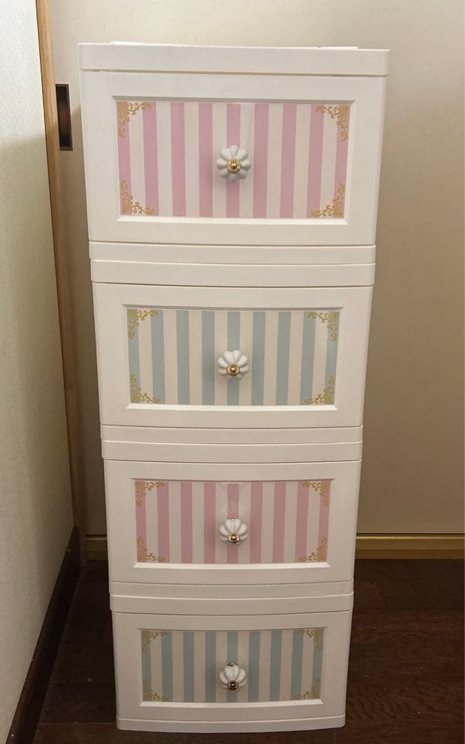 結*た様 ロマンティックプリンセス　ドレスチェンジチェスト　4段