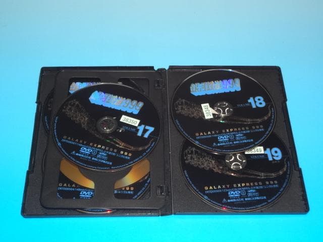 DVD 銀河鉄道999 19巻 全巻 レンタル ケース付き