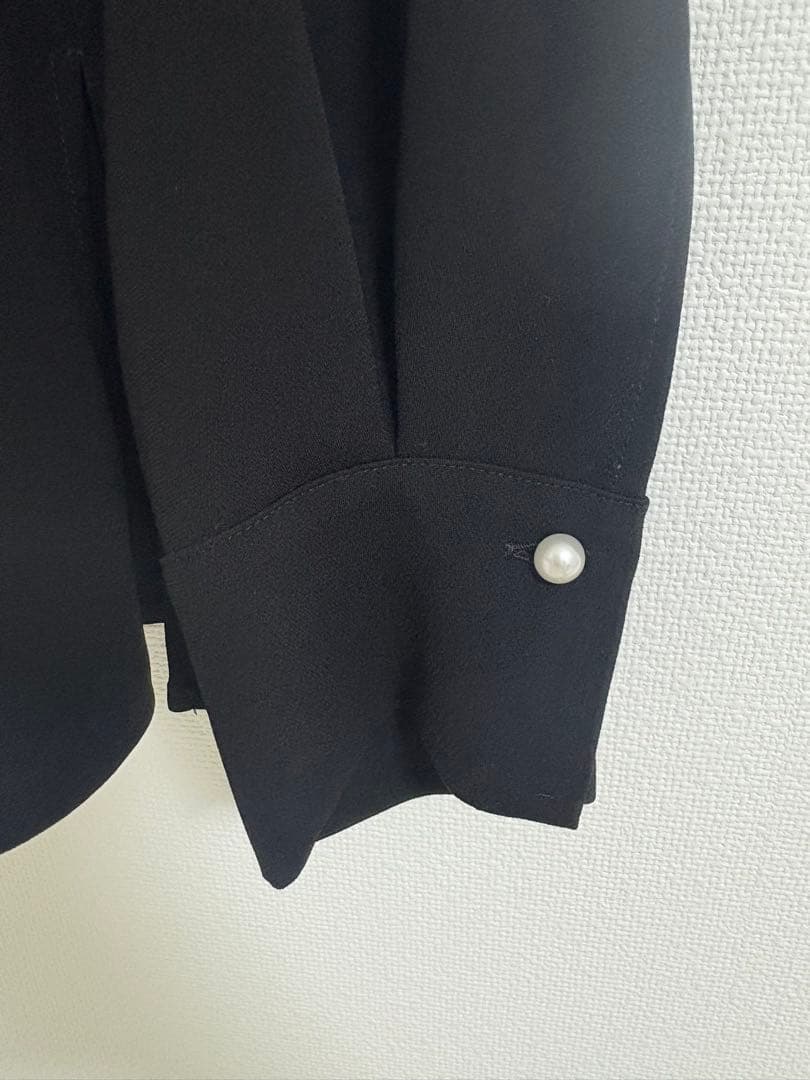 ANAYI 現行品 ダブルクロスパール ブラウス