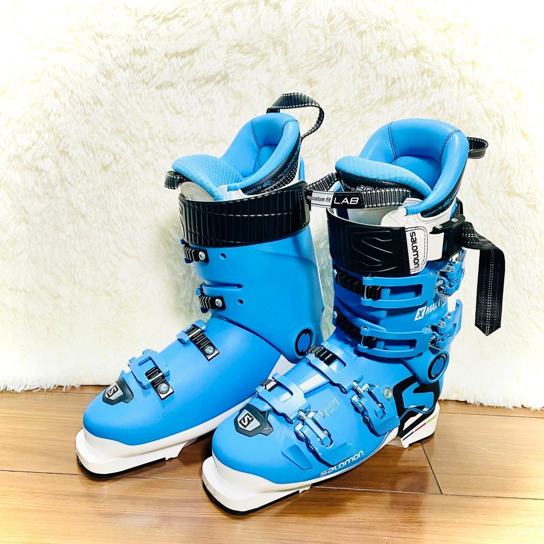 超美品　SALOMON X MAX 120 RACE ブルー　スキーブーツ