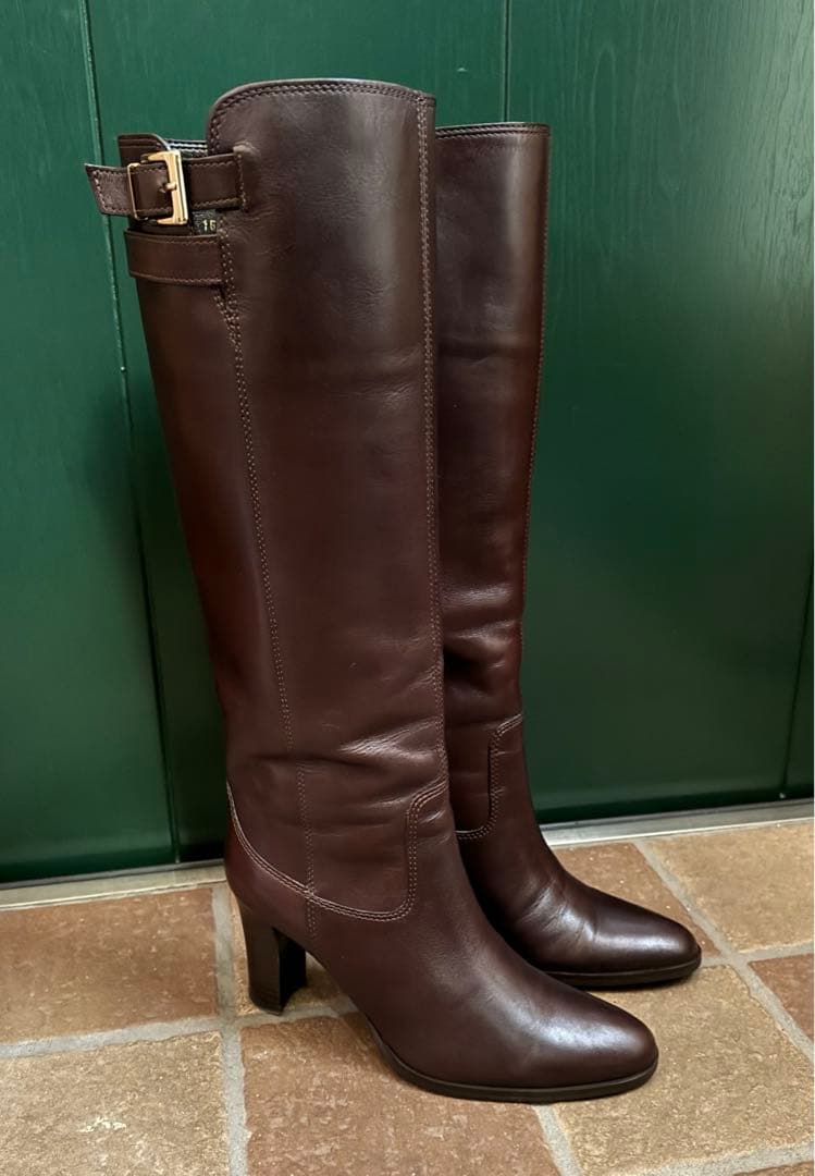 yukimaru・銀座かねまつ・黒、ダークブラウン ブーツ2足