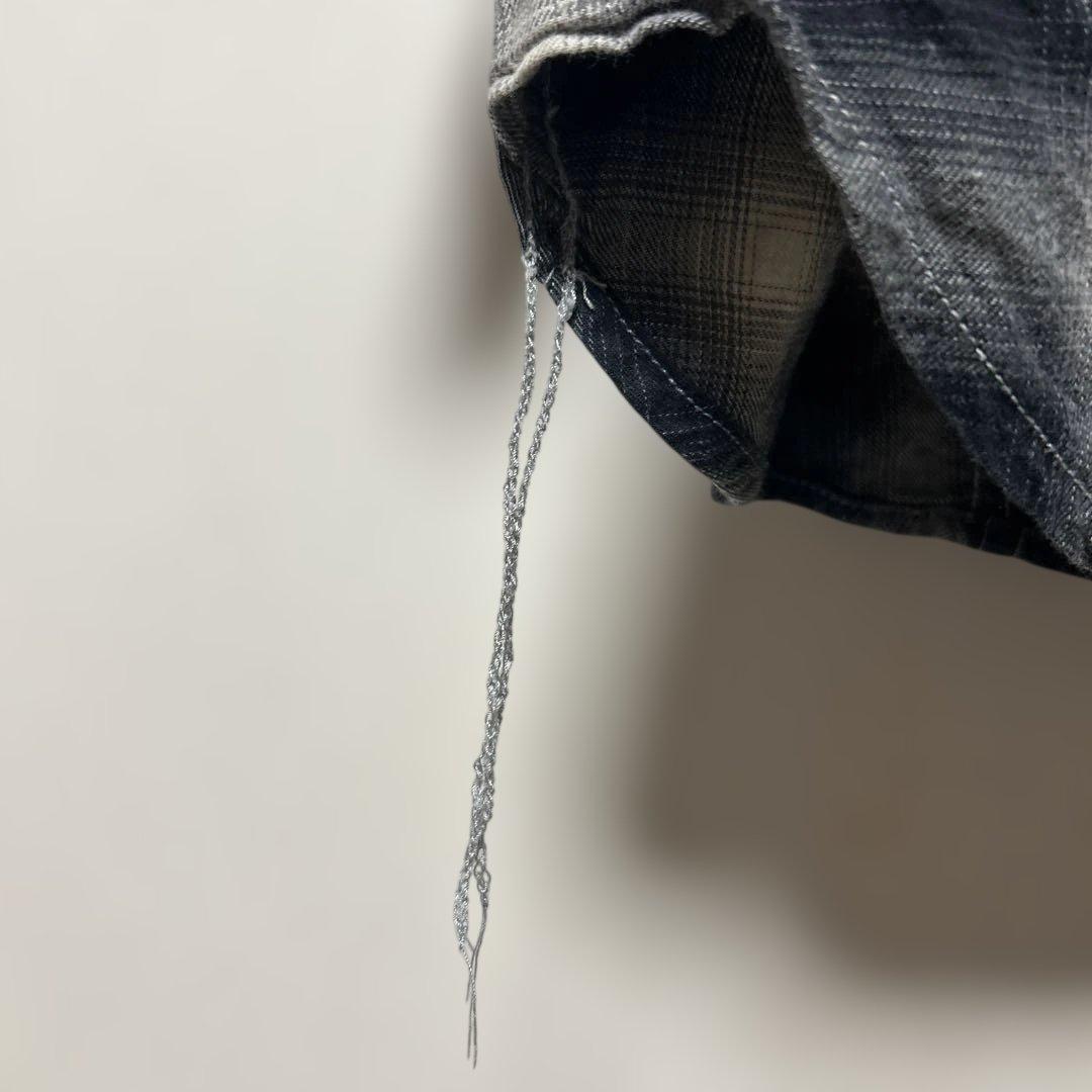 ガリャルダガランテ 別注 R JUBILEE オンブレ チェックシャツ 大きめ