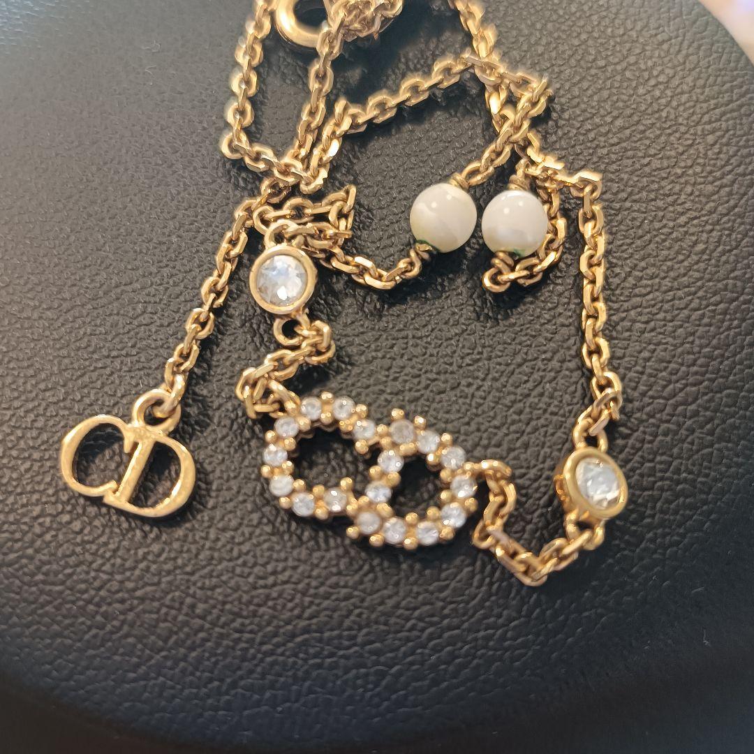 Christian Dior ネックレス　クレール　パール　剥がれあり