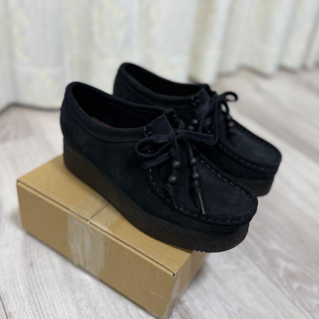 クラークス ワラビークラフトビー厚底