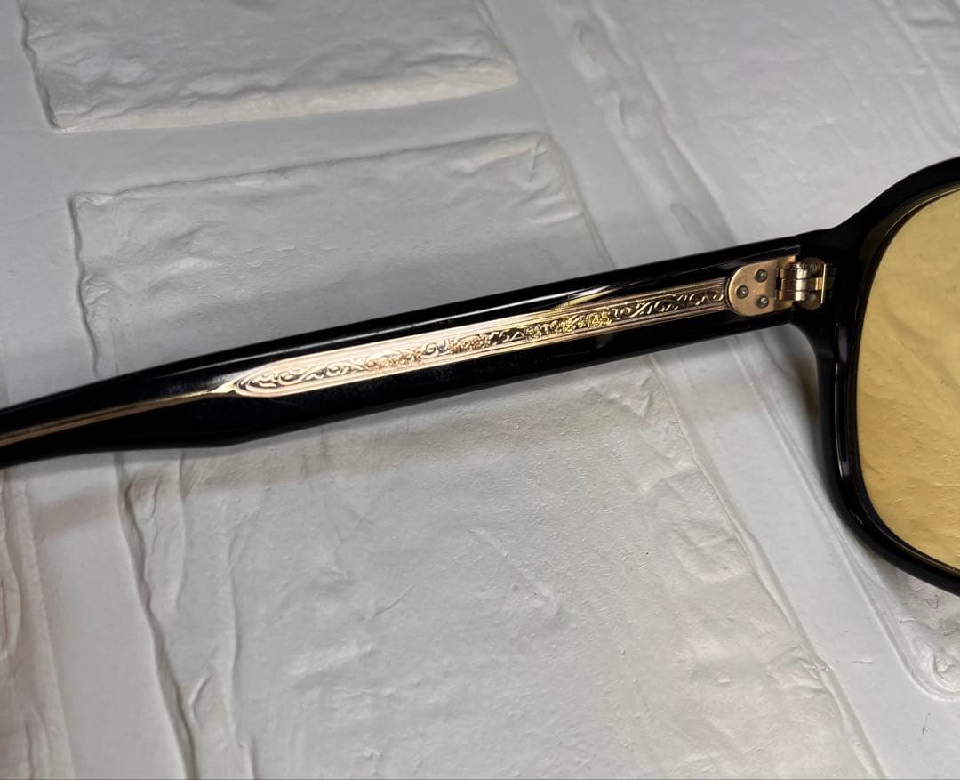 EYEVAN アイヴァン サングラス 黒 イエローレンズ 日本製 鯖江市 メガネ