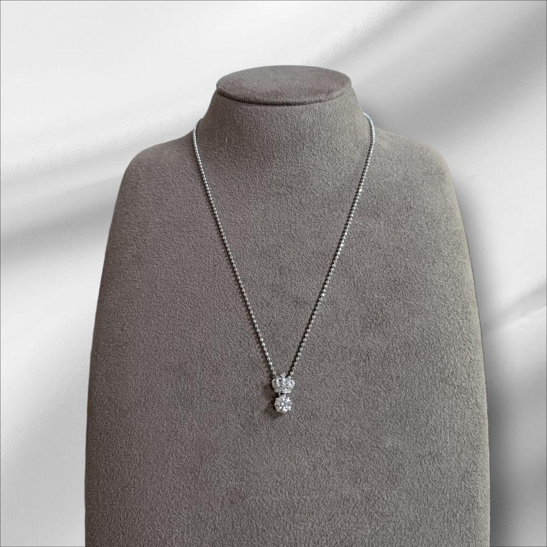 Justin Davis ネックレス クラウン　シャイニー加工　レディース