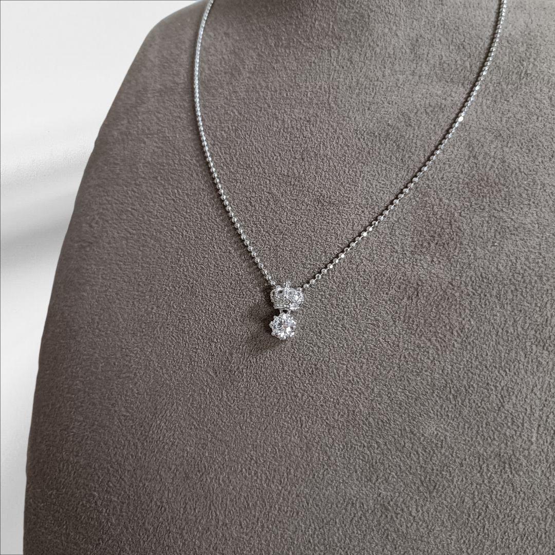 Justin Davis ネックレス クラウン　シャイニー加工　レディース