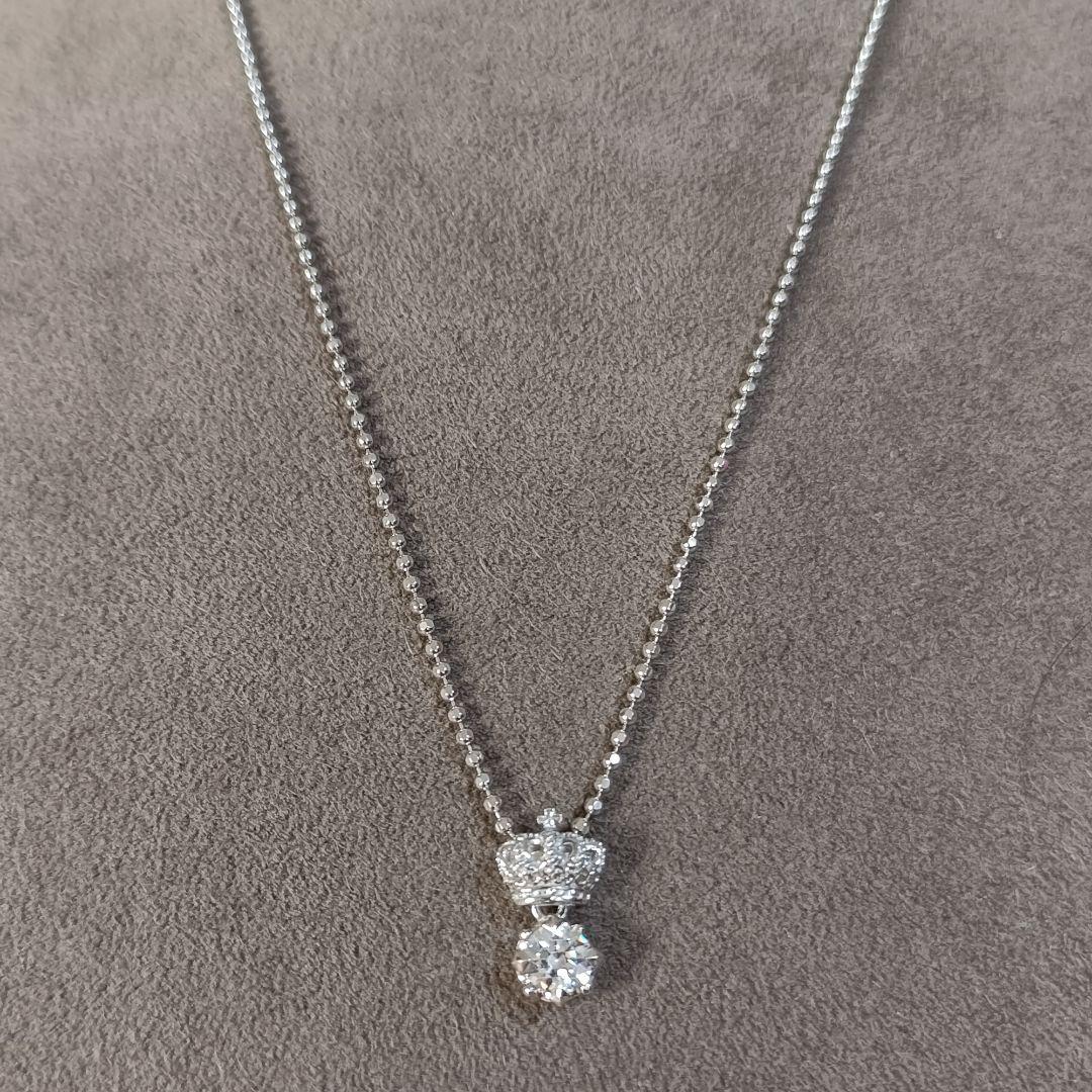 Justin Davis ネックレス クラウン　シャイニー加工　レディース