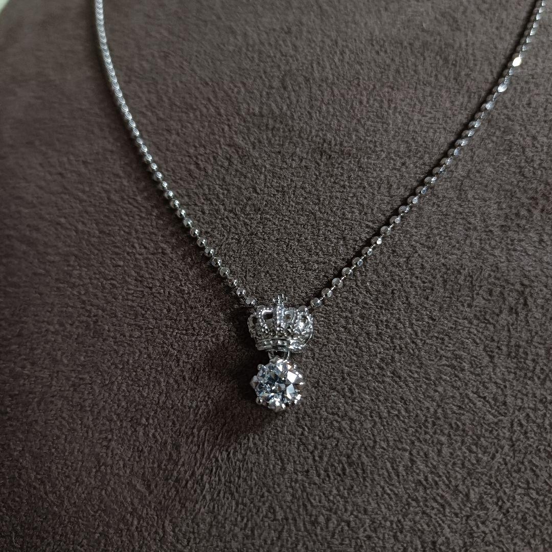 Justin Davis ネックレス クラウン　シャイニー加工　レディース