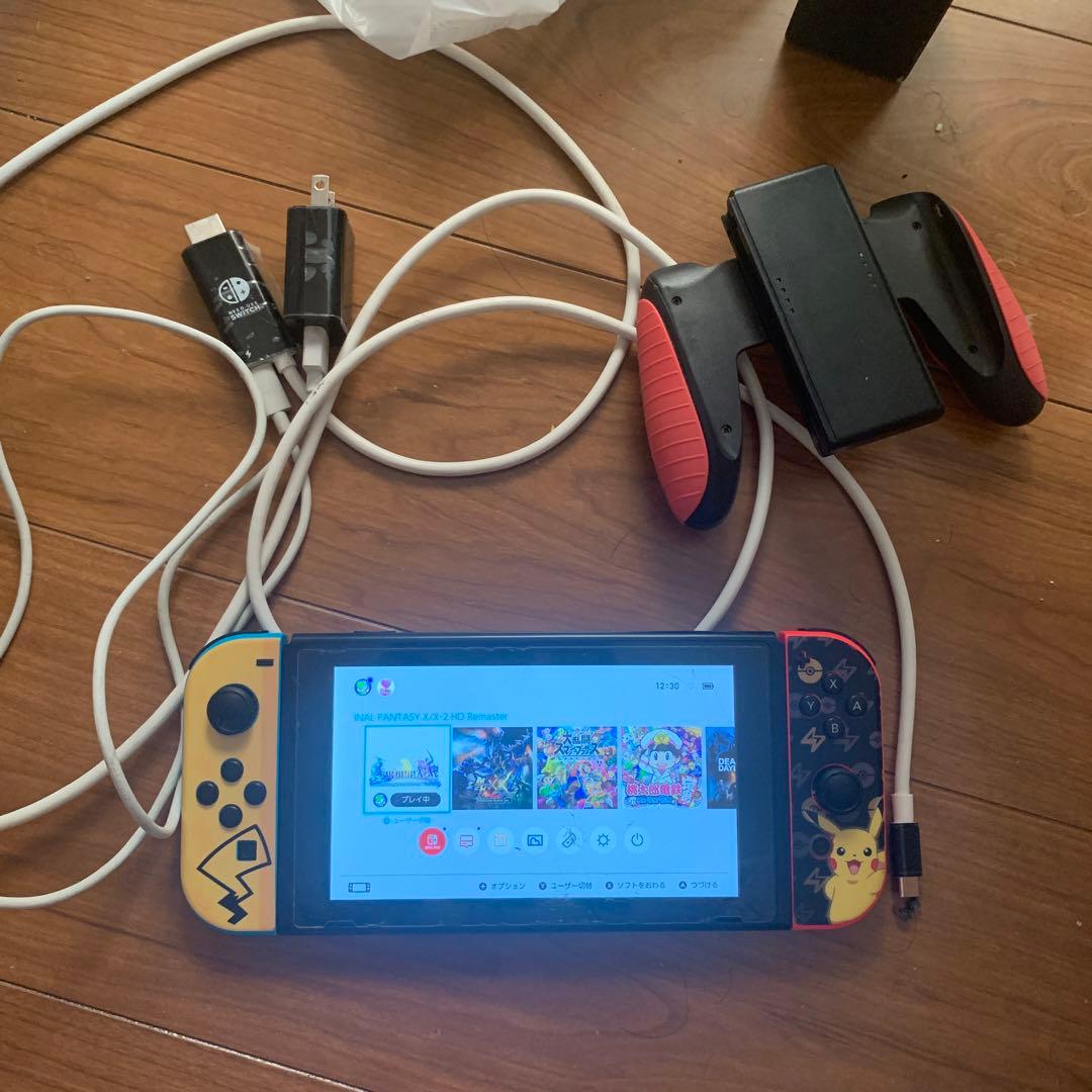 Nintendo Switch本体、テレビに繋げるケーブル