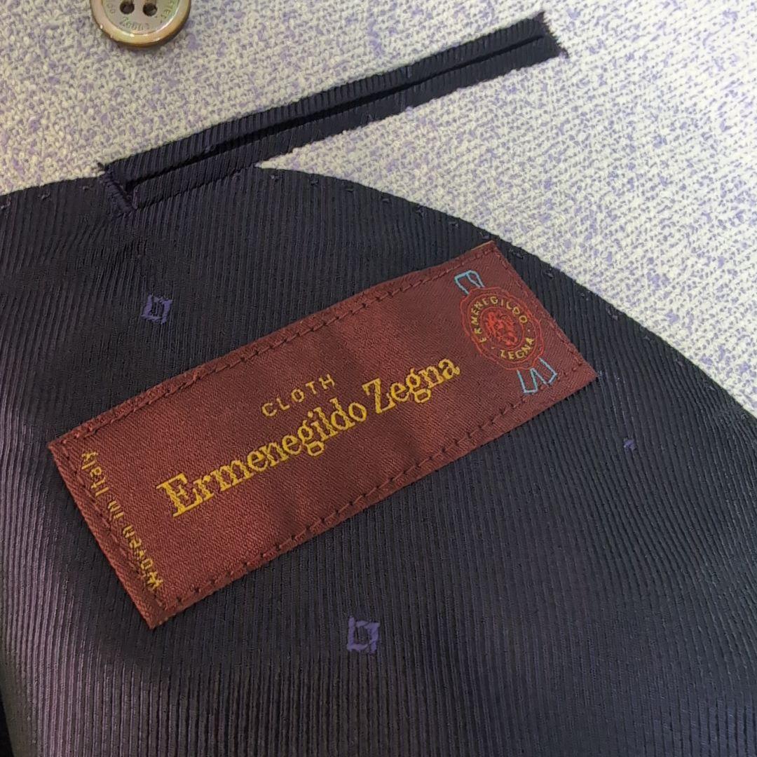Ermenegildo Zegna 赤タグ テーラードジャケットメランジパープル