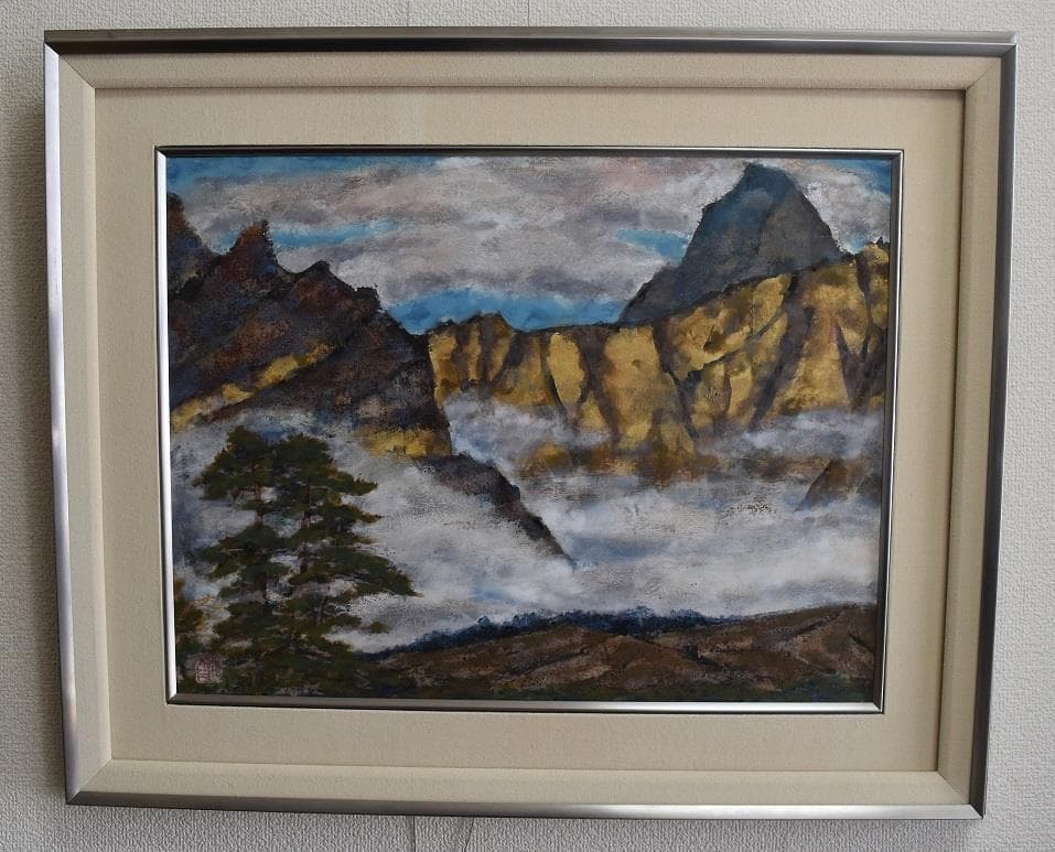 福島県出身・常盤　大空　日本画伯肉筆作品