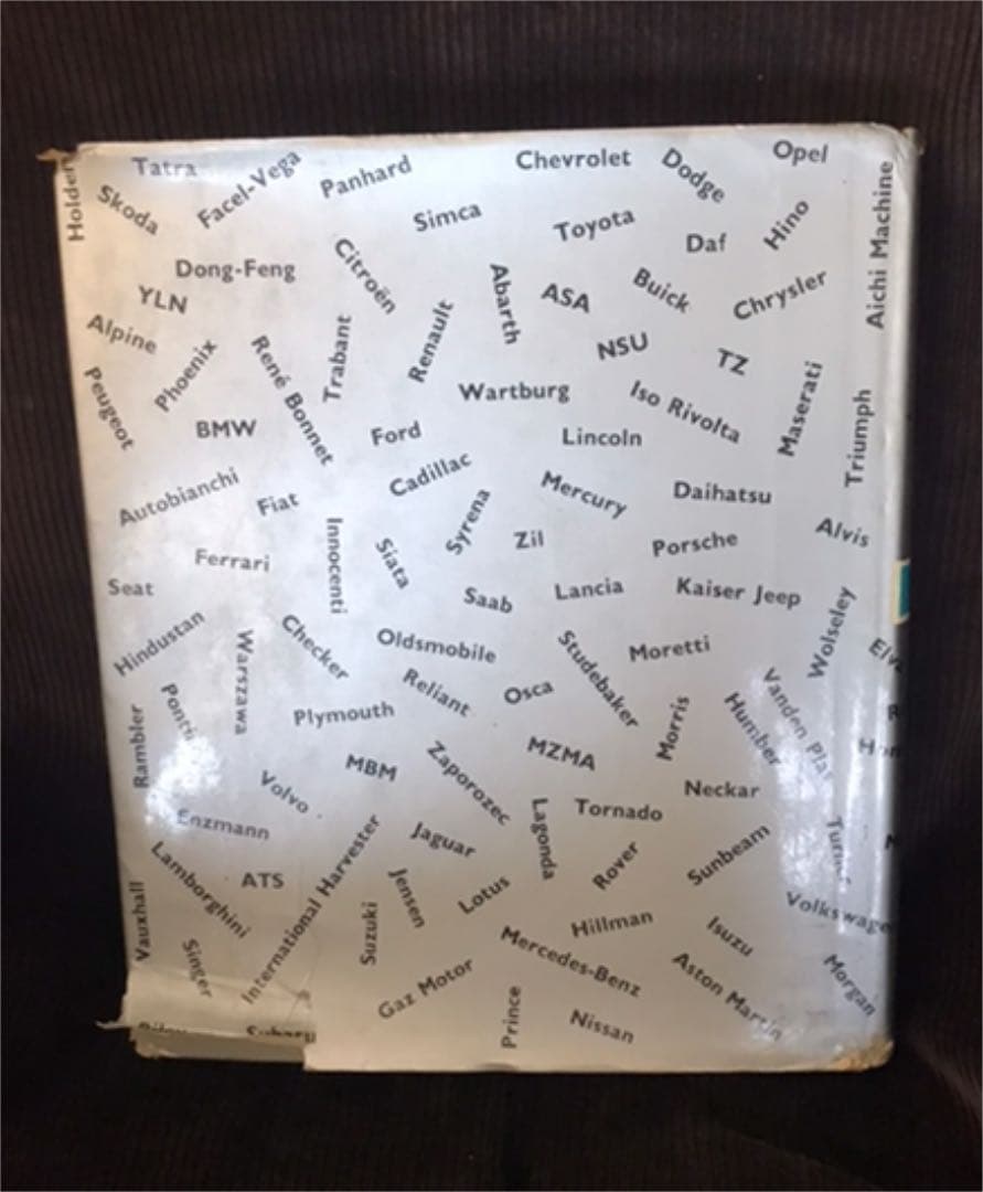 WORLD CAR CATALOGUE 1964 旧車カタログ世界名車 希少