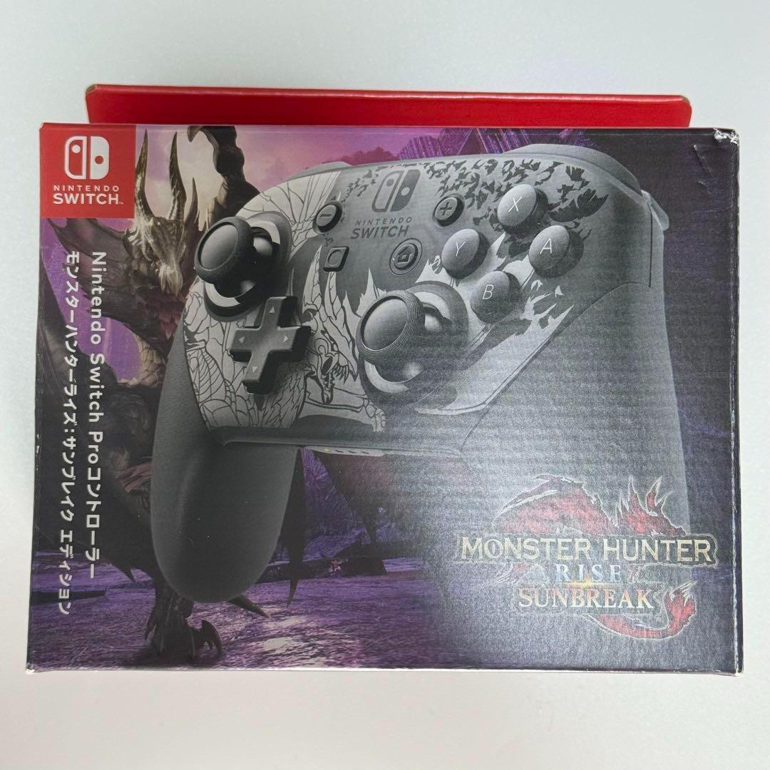 Nintendo Switch Proコン　モンハン：サンブレイクエディション