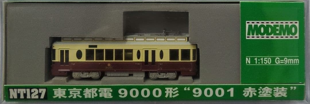 鉄道模型 東京都電 9000形 9001 赤塗装