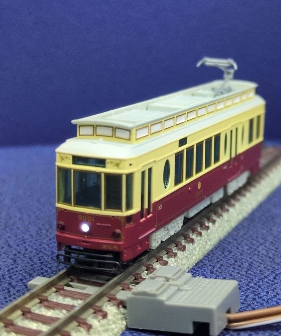 鉄道模型 東京都電 9000形 9001 赤塗装