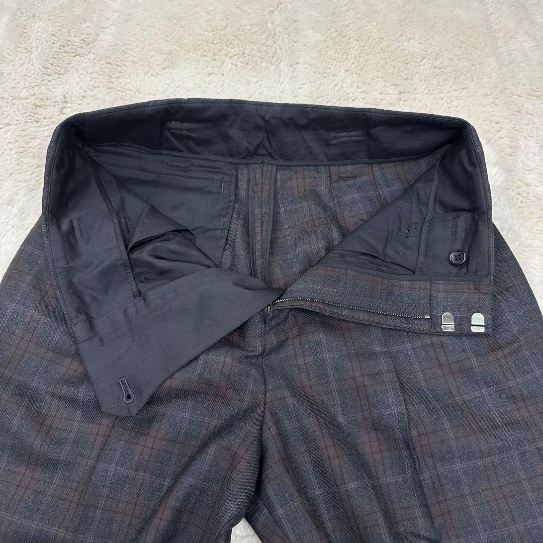 ✨美品✨マーガレットハウエル Lovat社ウールトラウザー チェック Ⅱ M