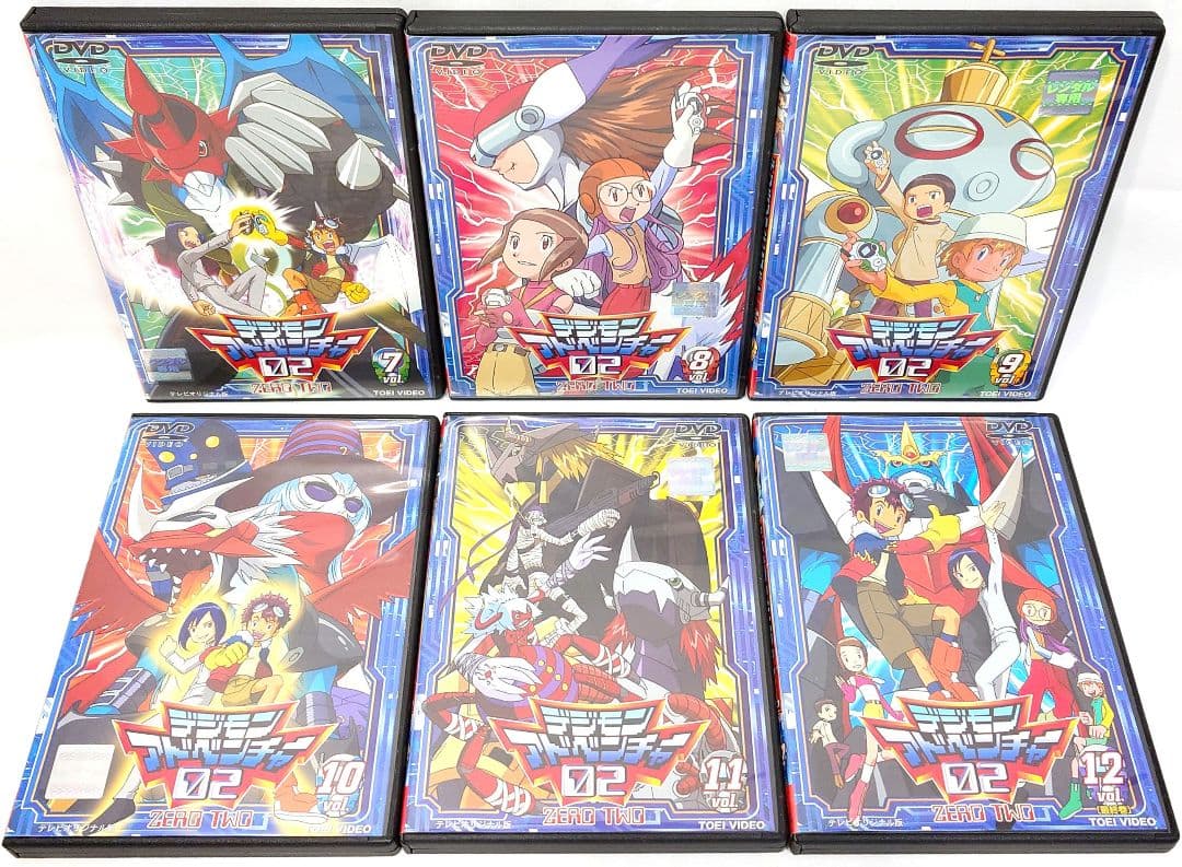 デジモンアドベンチャー 02【DVD】全12巻セット