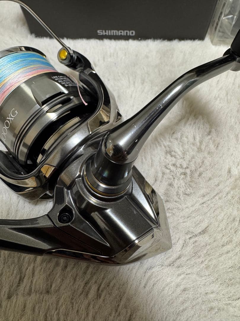 SHIMANO 24TWIN POWER 4000XG 丸型ハンドル付