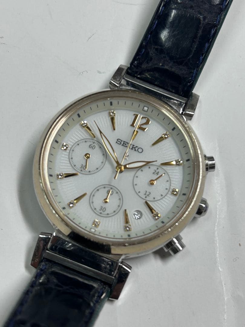 SEIKO 、ルキア、クロノグラフ、ソーラ