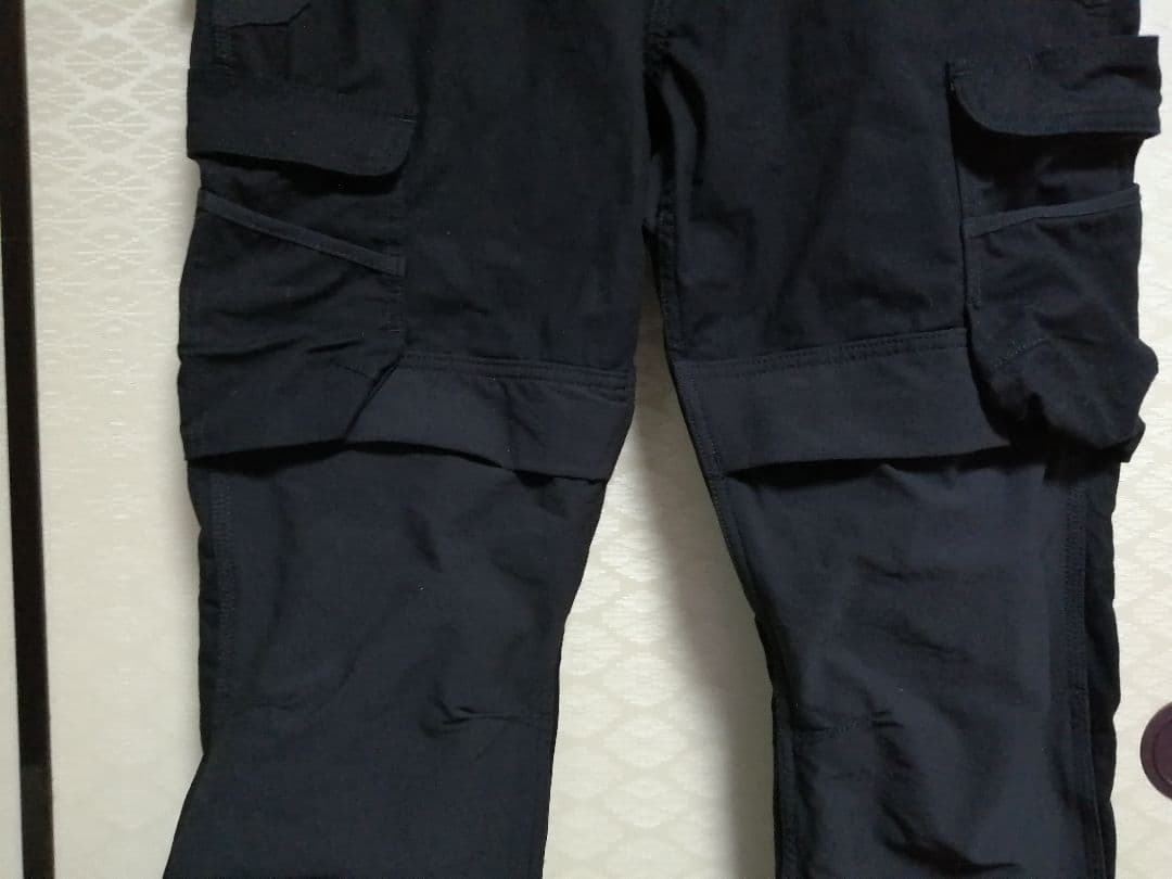 (4165)カーハートsteelカーゴ　ワークパンツ　ブラック　極美品