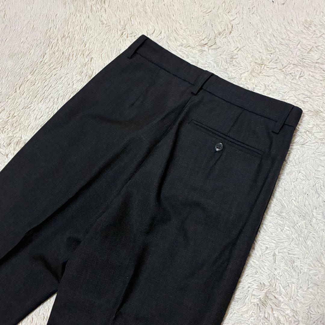 90's フランス製 agnes b. homme 1タック スラックス グレー