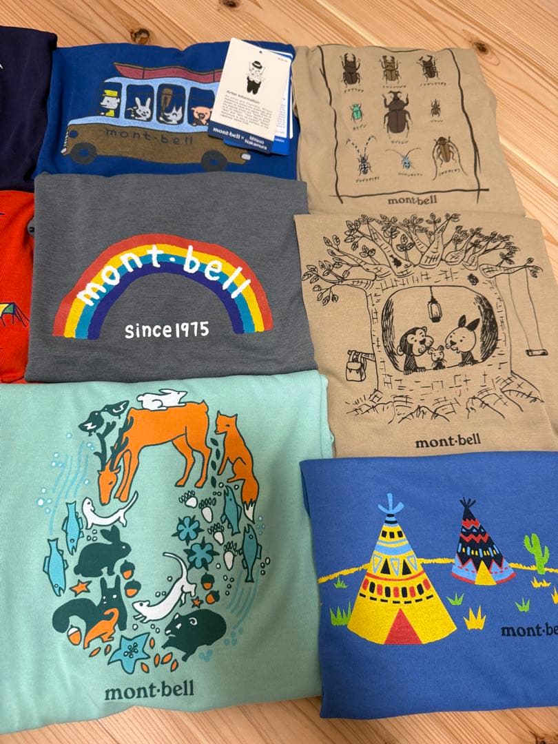 mont-bell キッズ　Tシャツ　13着