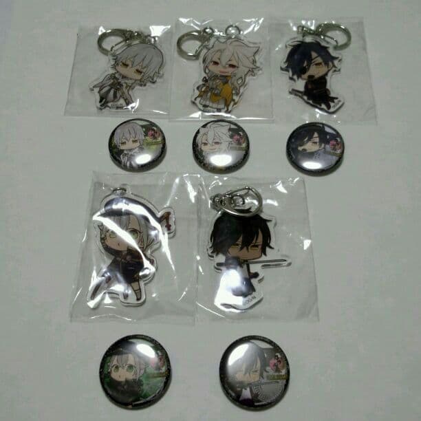 アニカフェ限定　アクリルキーホルダー　缶バッジ　刀剣乱舞　全種類