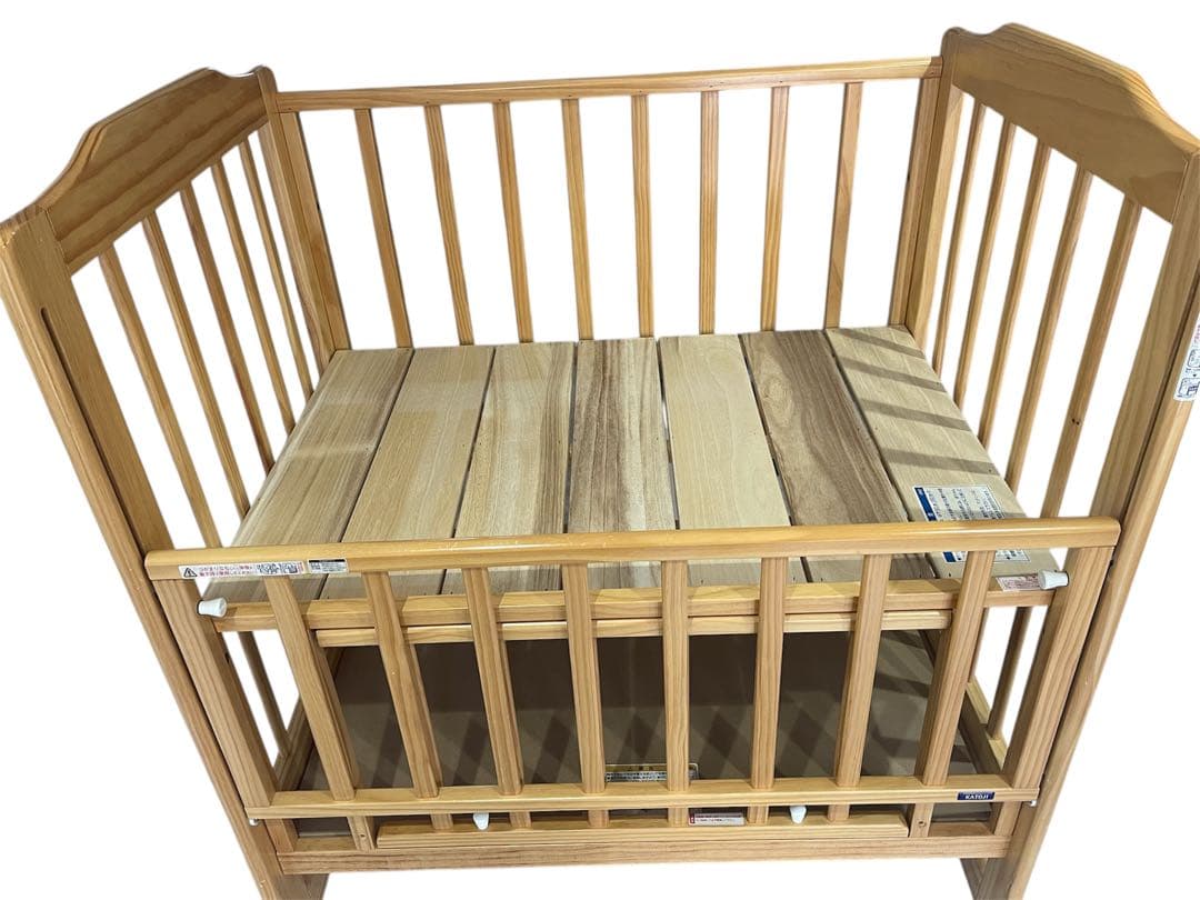 【美品】KATOJI カトージ ベビーベッド +コンパクトベッド