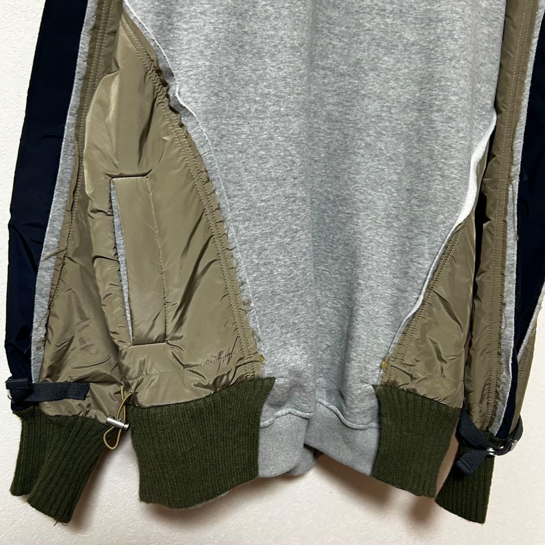 美品 再構築 コンビ ma-1 スウェット