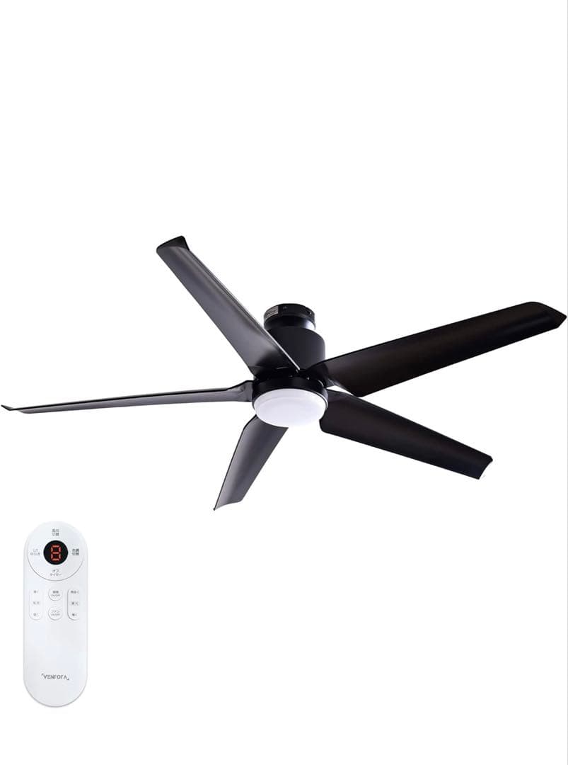 未使用品！VENTOTA シーリングファンライト　LED 天井　ブラック