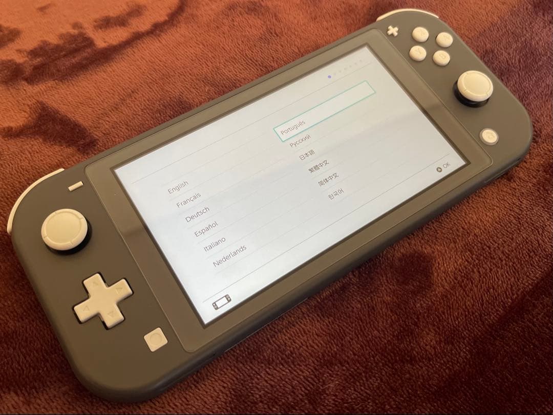 Nintendo Switch Lite グレー 本体 中古 動作確認済み